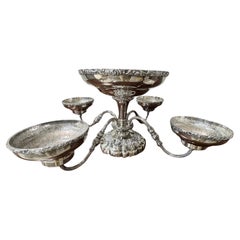 Antique Barker Ellies Silverplate Epergne made in England
