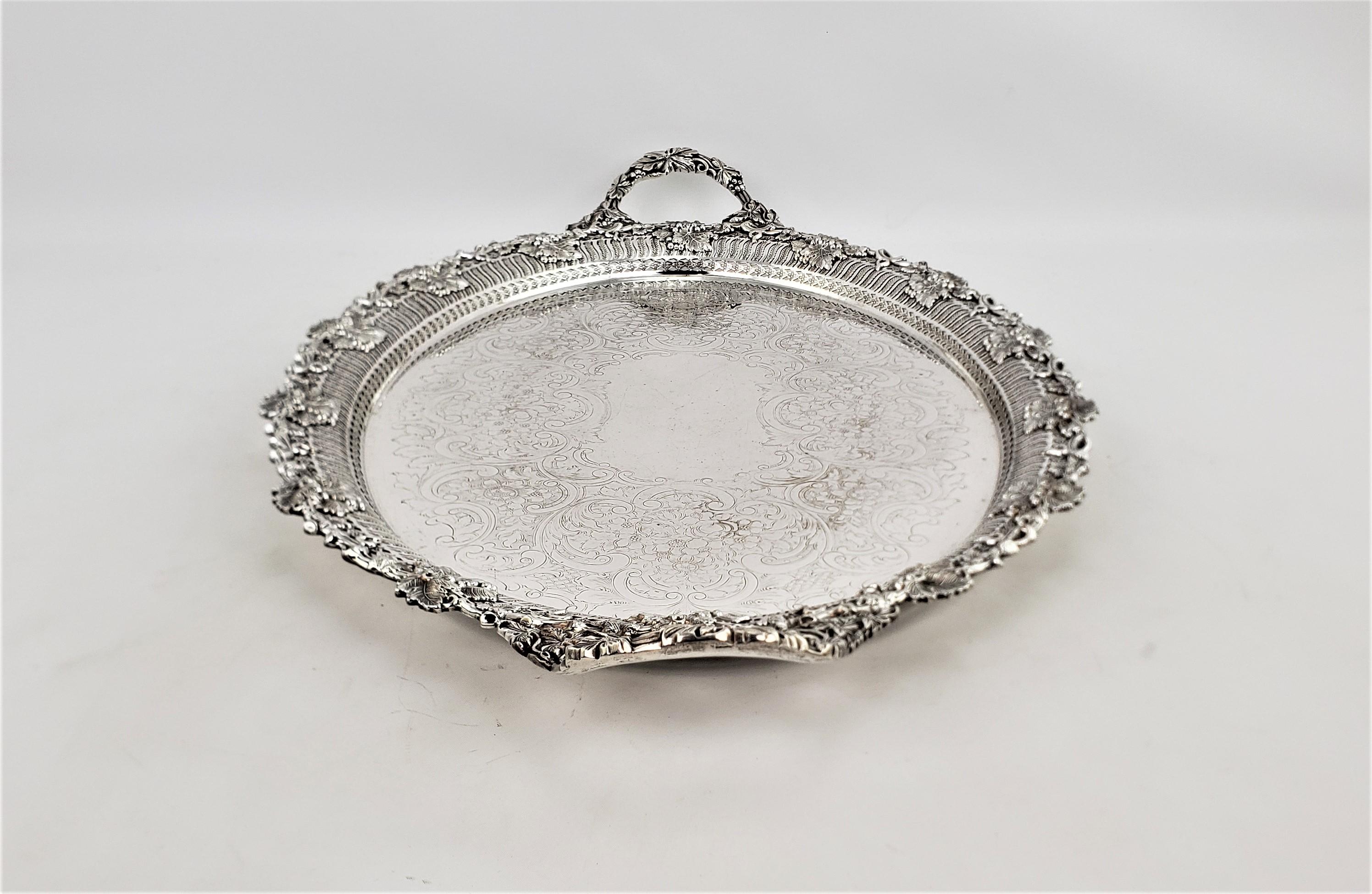 oval silver serving trays