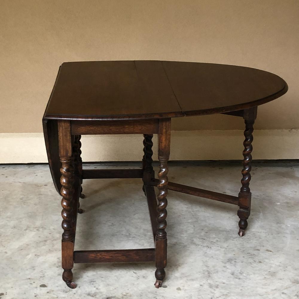 old drop leaf table