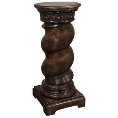 Antique Barley Twist Pedestal