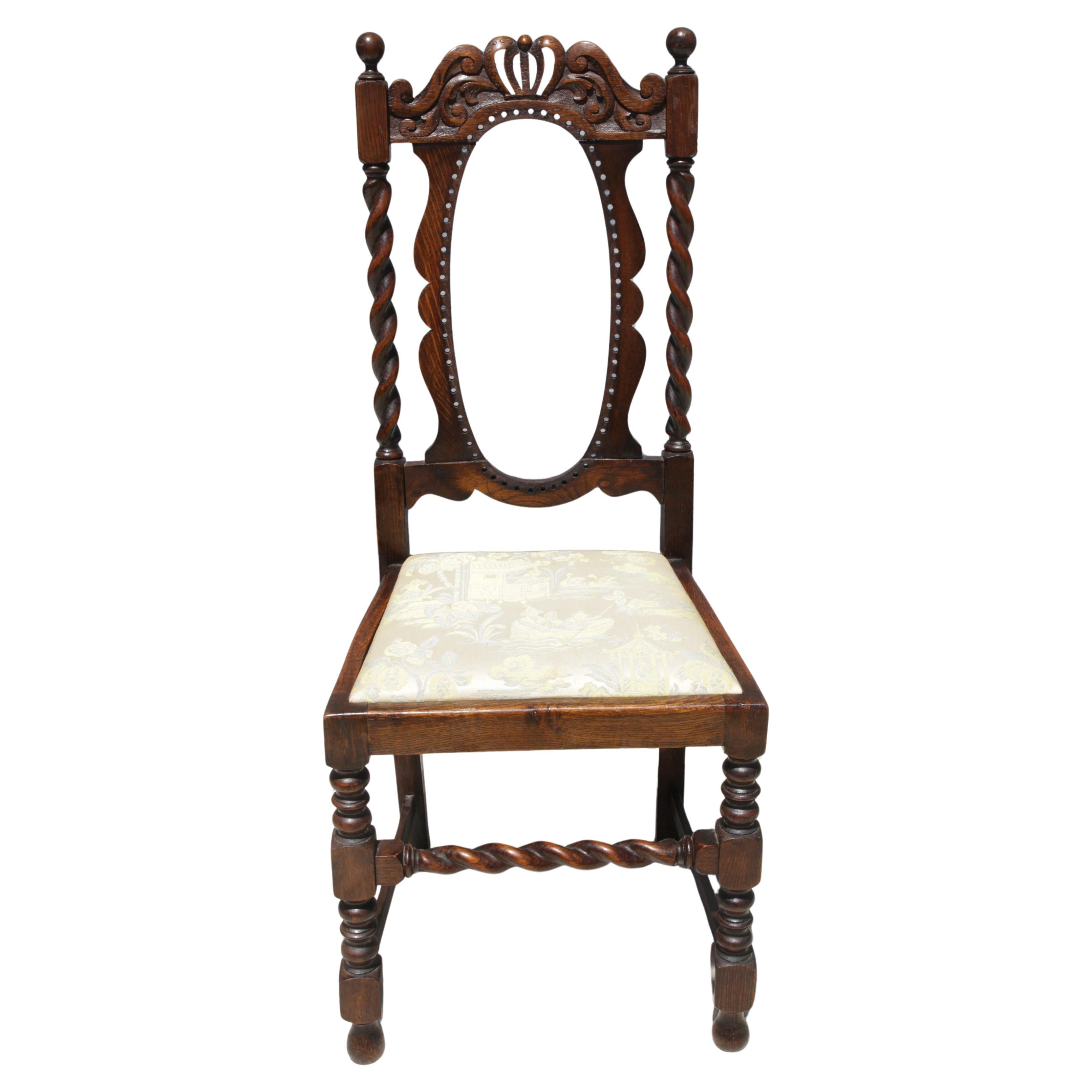 Antique Barley Twist Side Chair