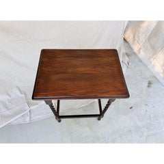 Antique Barley Twist Side Table