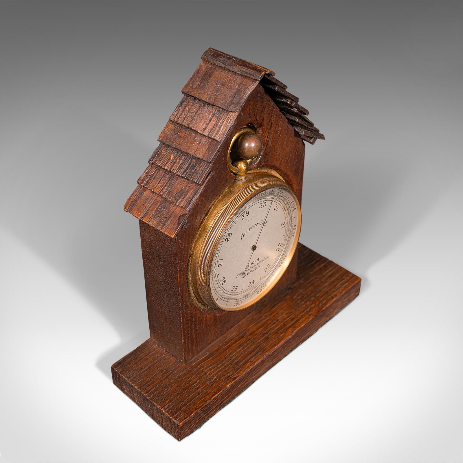 Antikes Barometer-Endemeter, englisch, Explorer's Instrument, Hicks, viktorianisch im Angebot 6