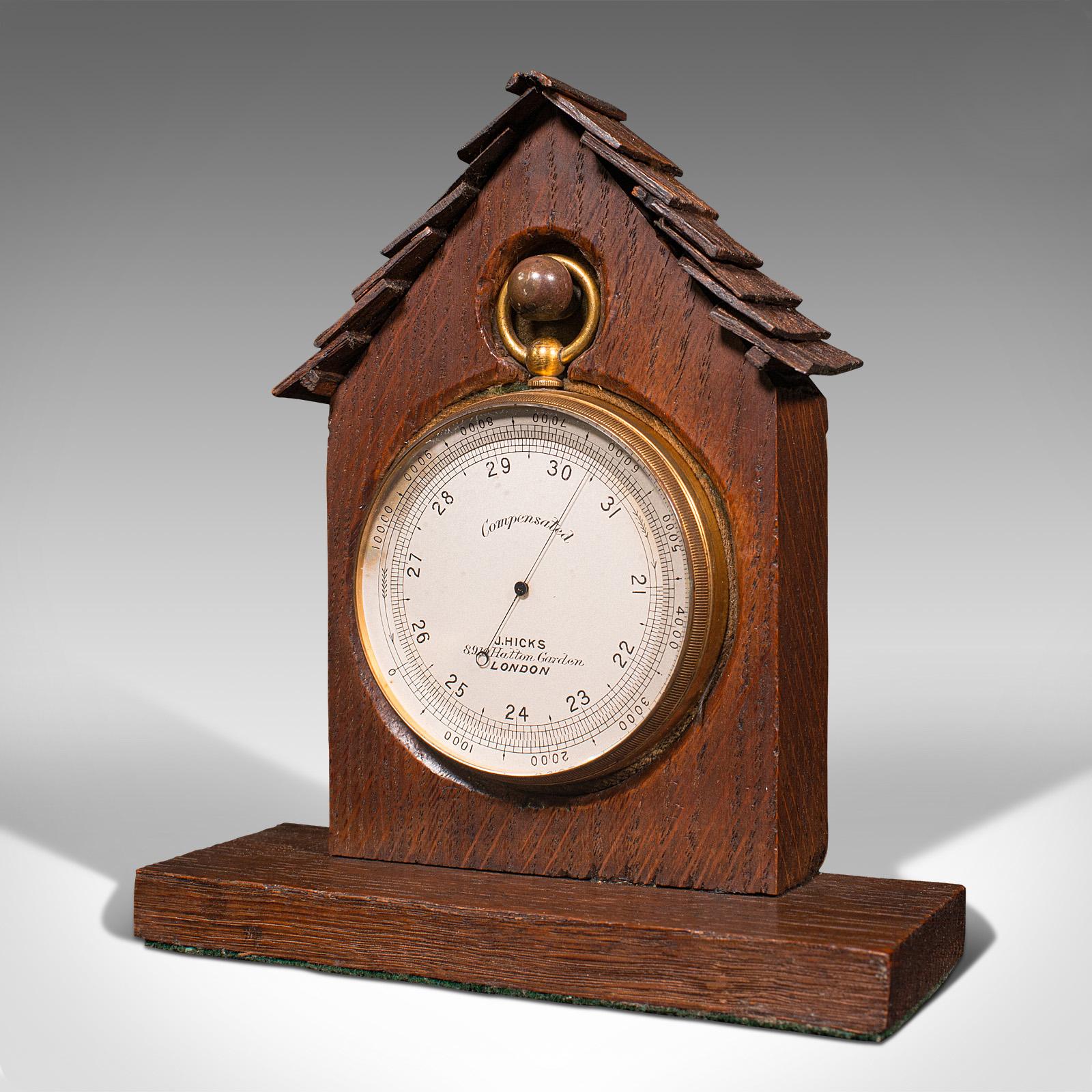 Antikes Barometer-Endemeter, englisch, Explorer's Instrument, Hicks, viktorianisch im Zustand „Gut“ im Angebot in Hele, Devon, GB