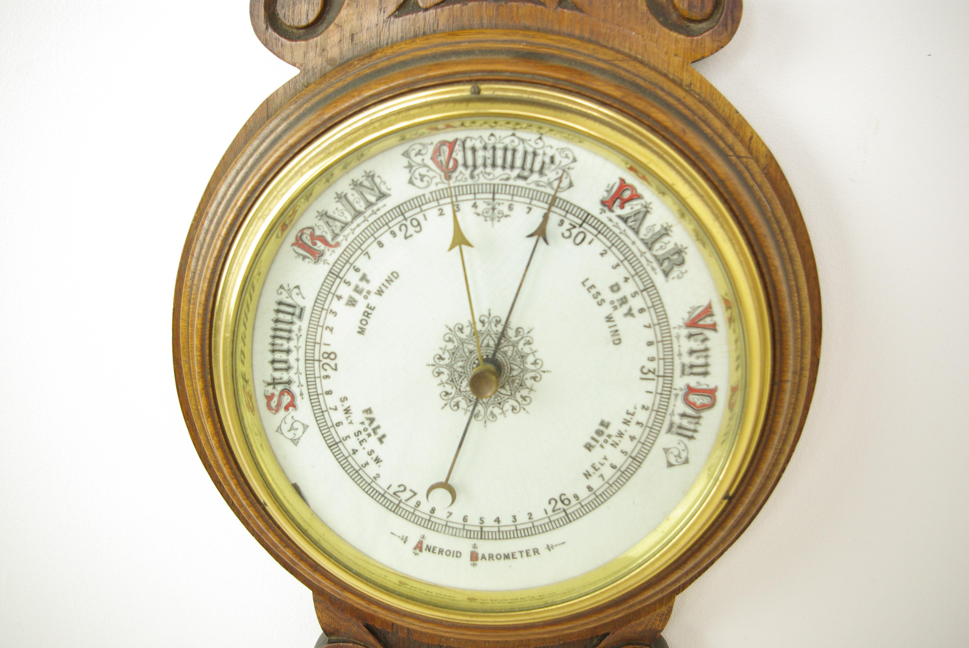 antique aneroid barometer