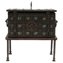 Vintage Baroque Amanda Iron Strongbox 