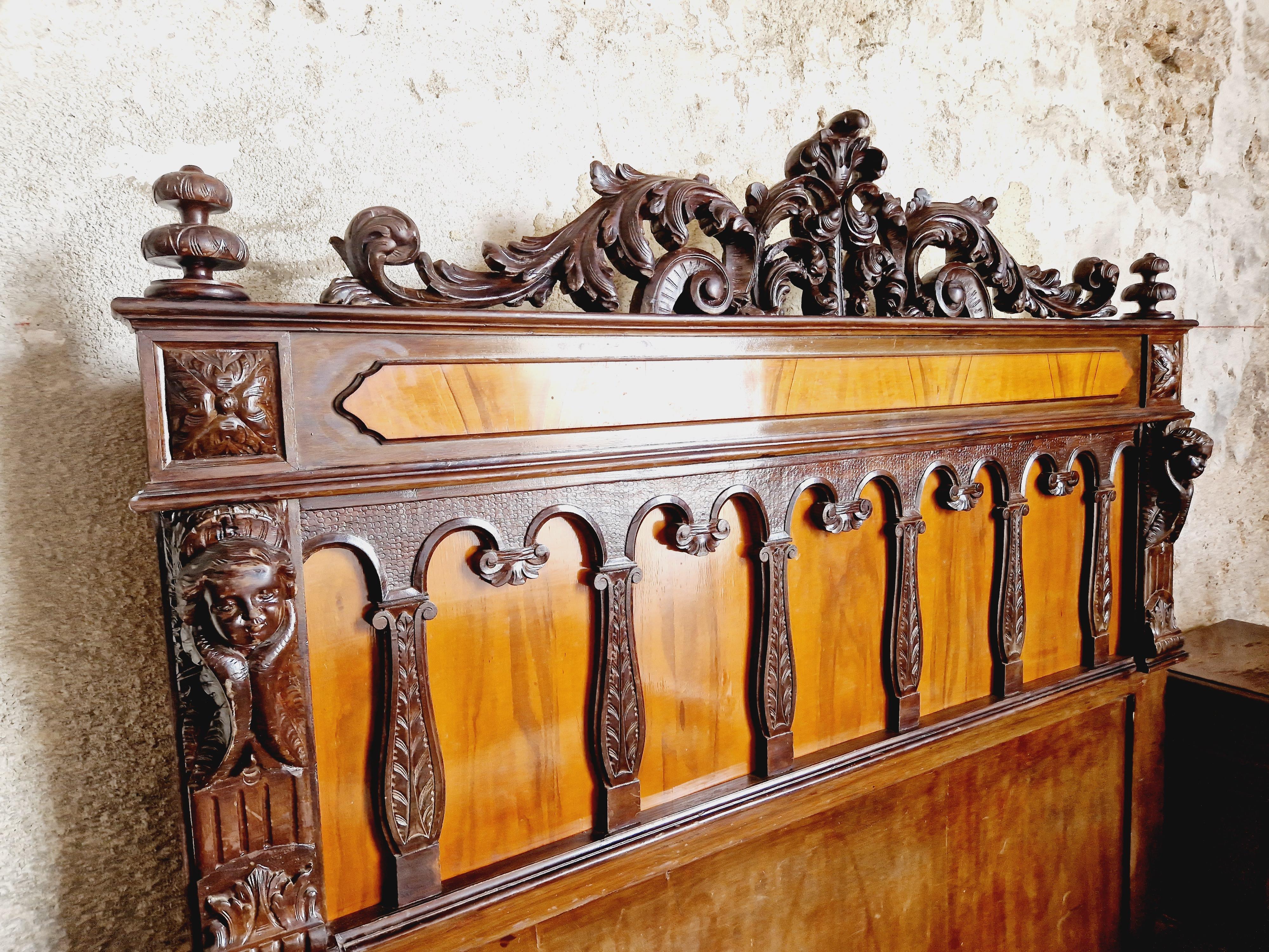 Antique Baroque Bedroom Set 19th Century 3
