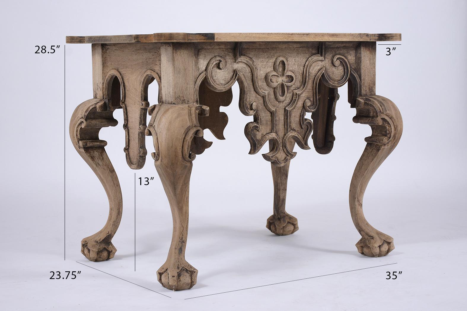 Antique Baroque Center Table In Good Condition In Los Angeles, CA