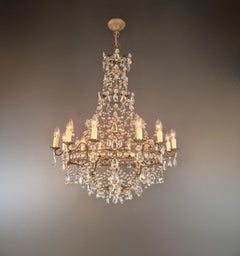 Antique Baroque Chandelier from 1850 – Fully Restored Masterpiece