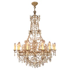 Antique Baroque Chandelier from 1850 – Fully Restored Masterpiece
