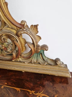 Antique Baroque Dresser Bombe Louis XV Commode
