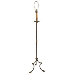 Antique Baroque Iron Torchères