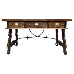 Antique Baroque Spanish Desk Table