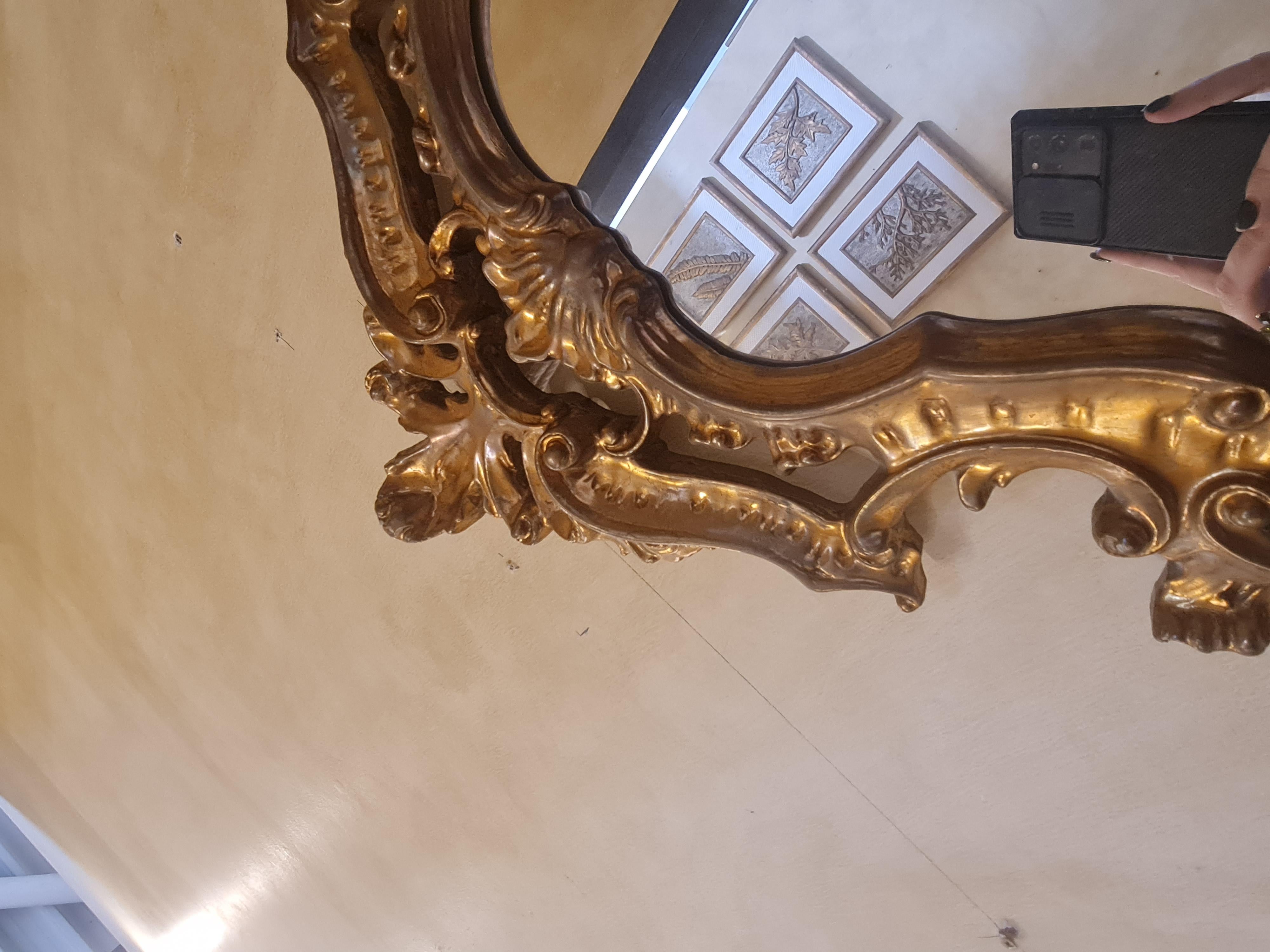 Baroque Miroir ancien de style baroque, 20e siècle en vente