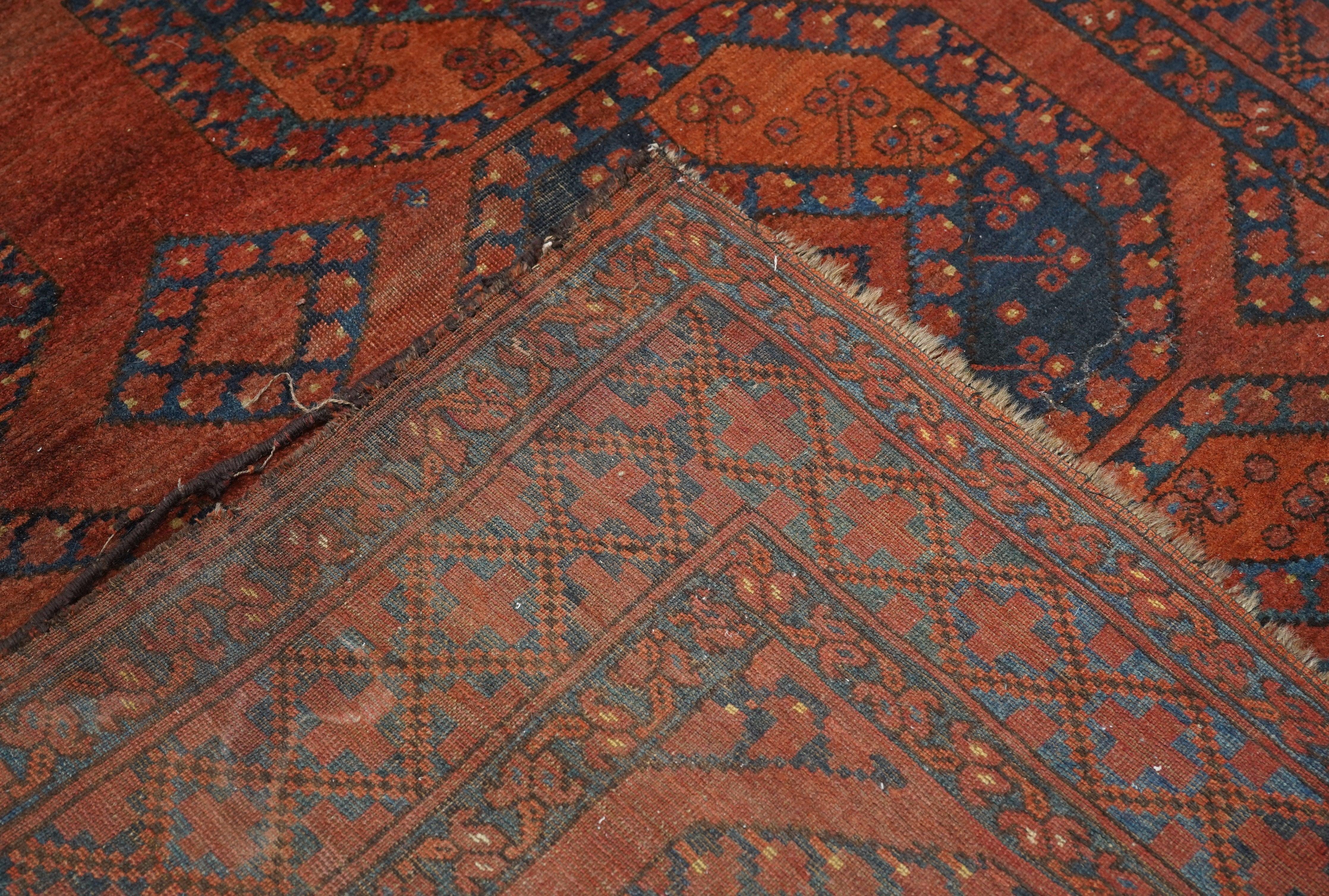 Antiker Bashir-Teppich 7' x 8'8'' im Angebot 2