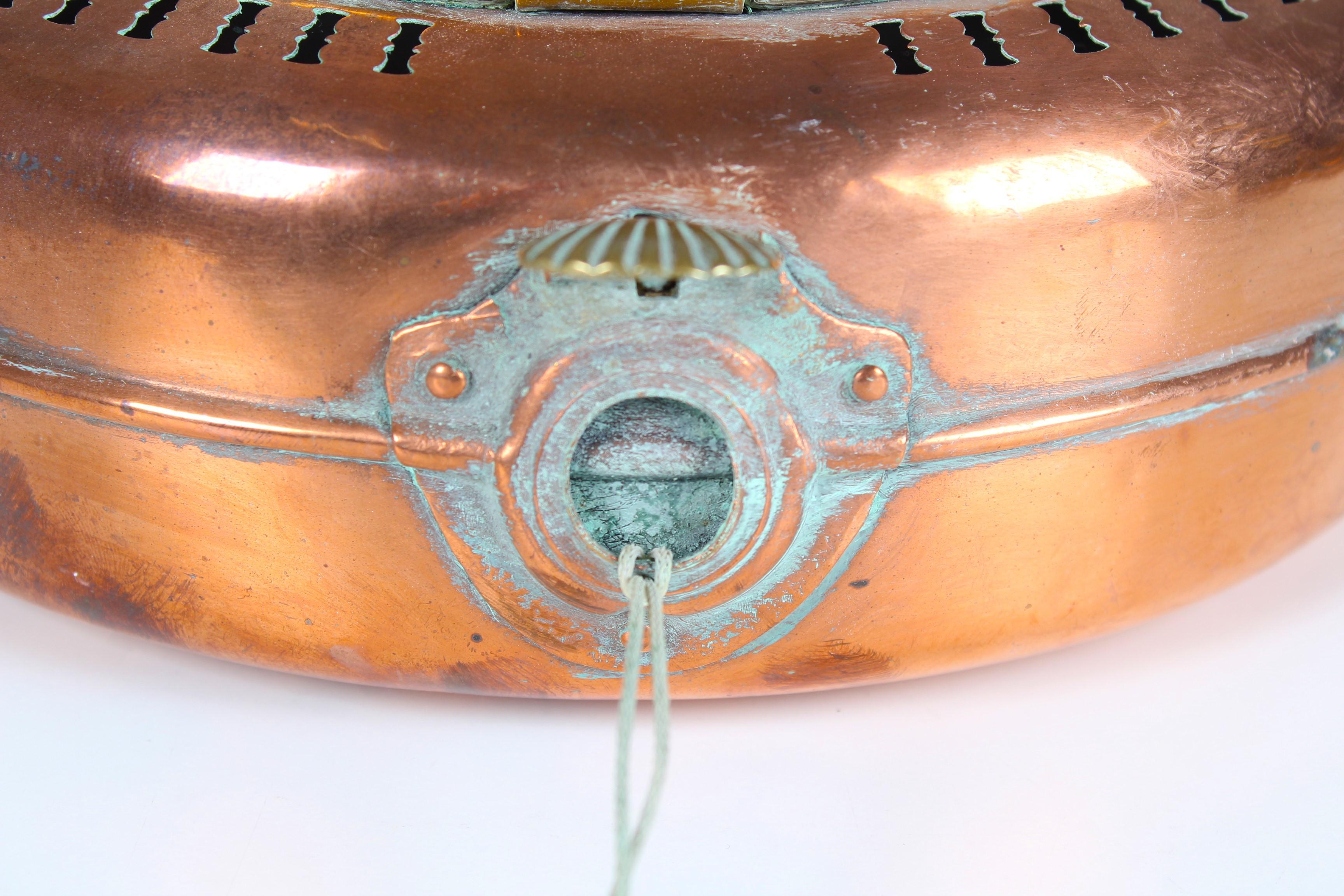 Antique Bassinoire, Warming Pan, Copper, France, 1880s For Sale 1