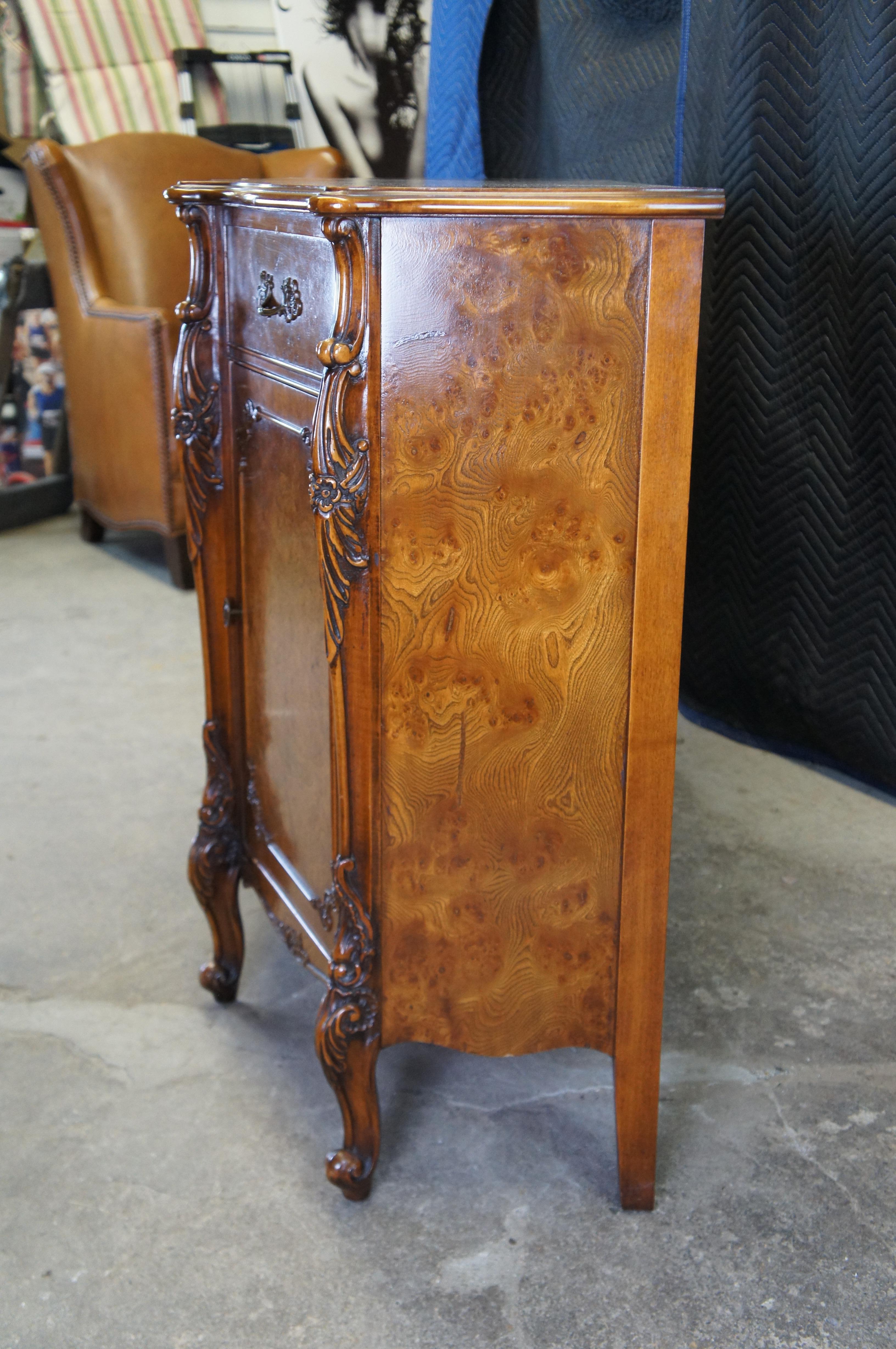 Batesville Romweber French Provincial Louis XV Carpathian Elm Sideboard Buffet For Sale 7
