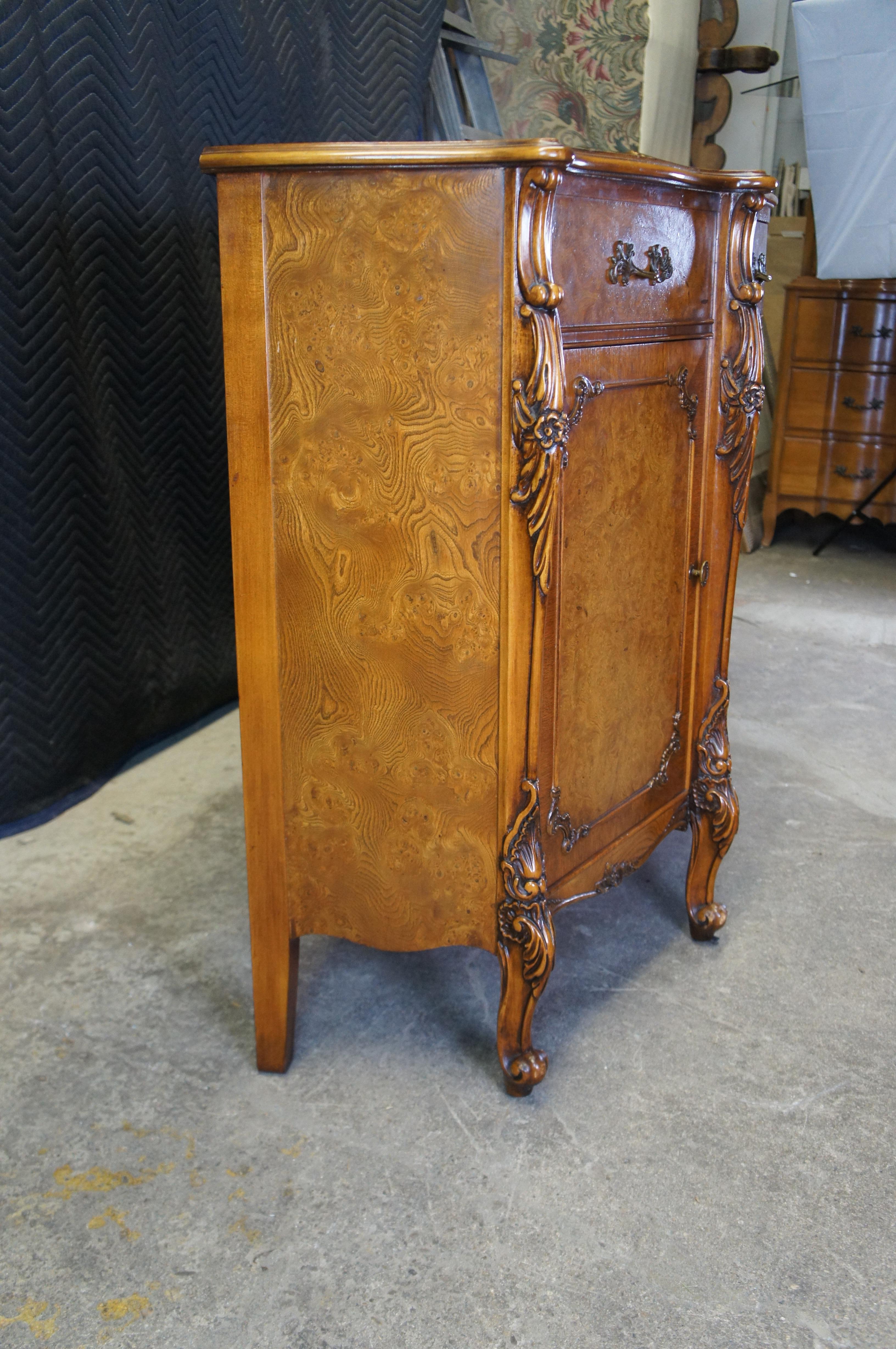 Batesville Romweber French Provincial Louis XV Carpathian Elm Sideboard Buffet For Sale 8