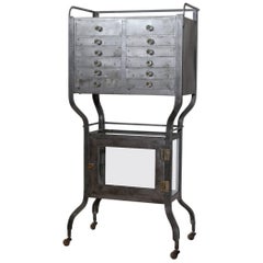 Antique Bathroom Metal Cabinet