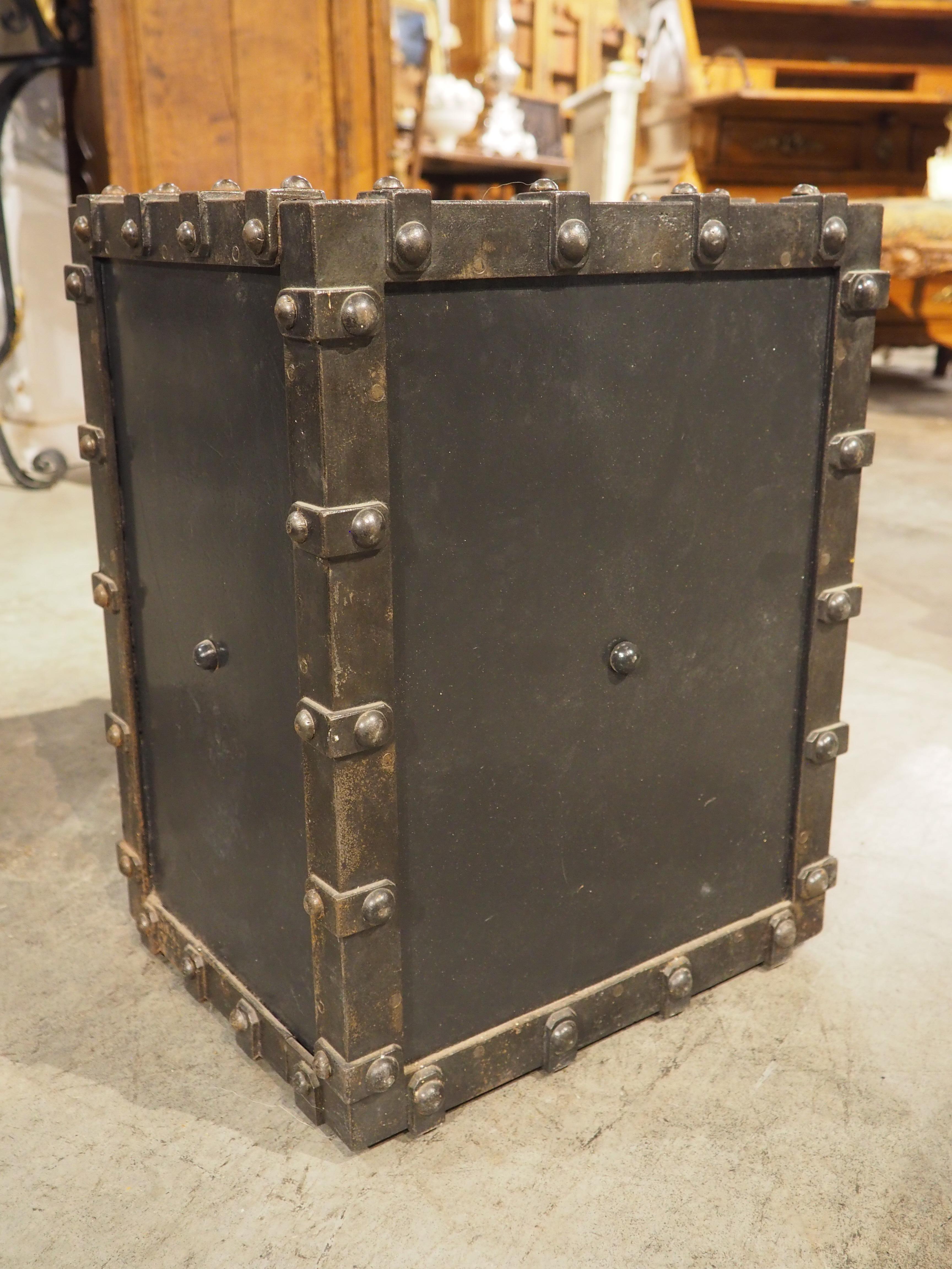 Antique Bauche Incombustible Cast Iron Safe from Northeastern France, Circa 1870 1