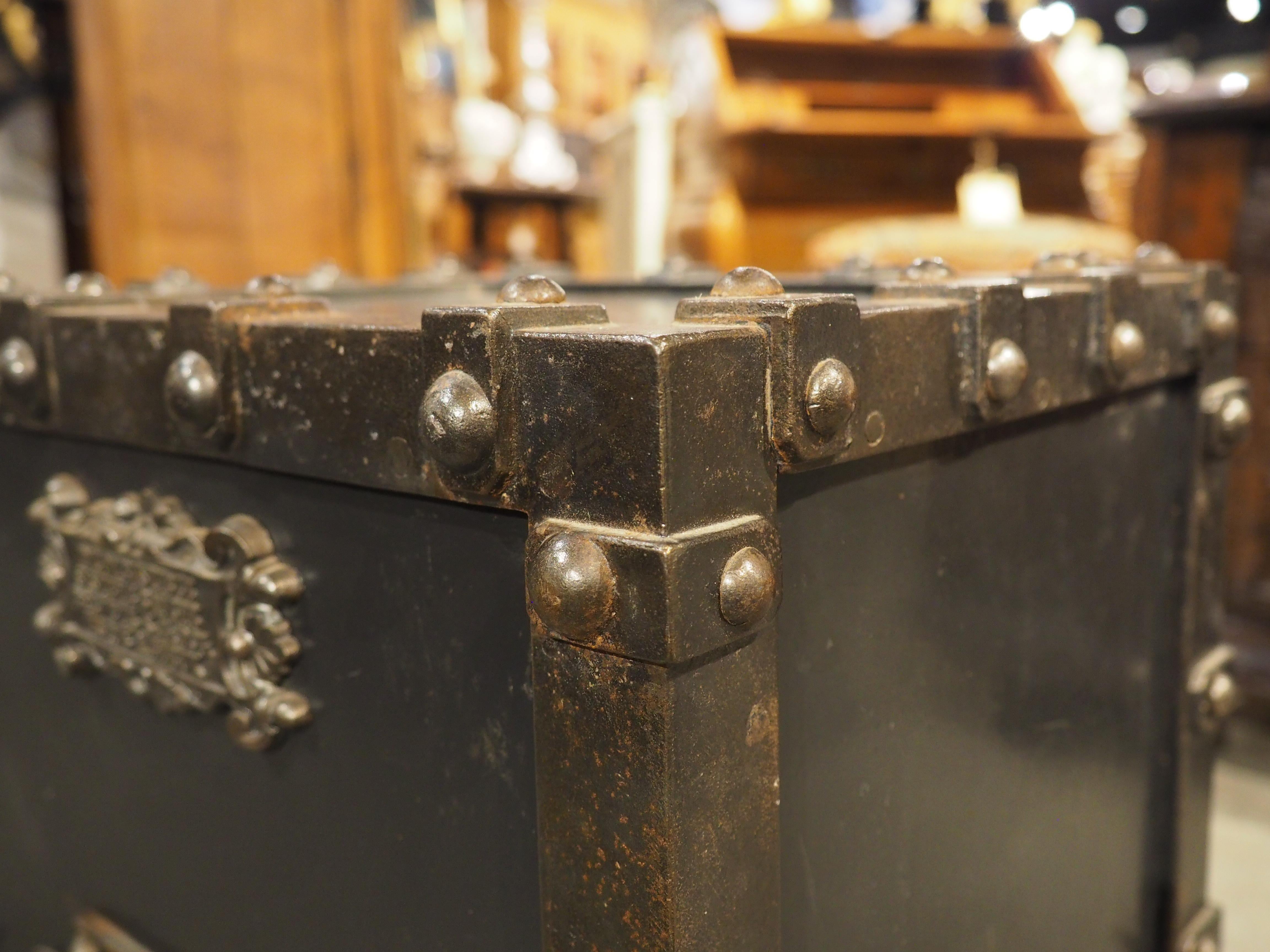 Antique Bauche Incombustible Cast Iron Safe from Northeastern France, Circa 1870 2