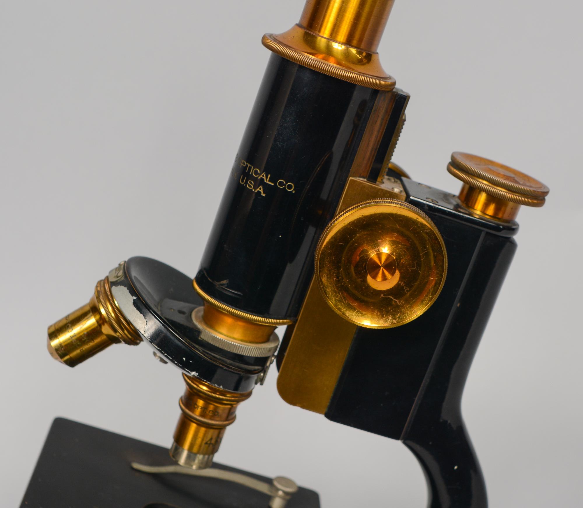 vintage bausch & lomb microscope