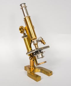 Antique Bausch and Lomb Brass Microscope