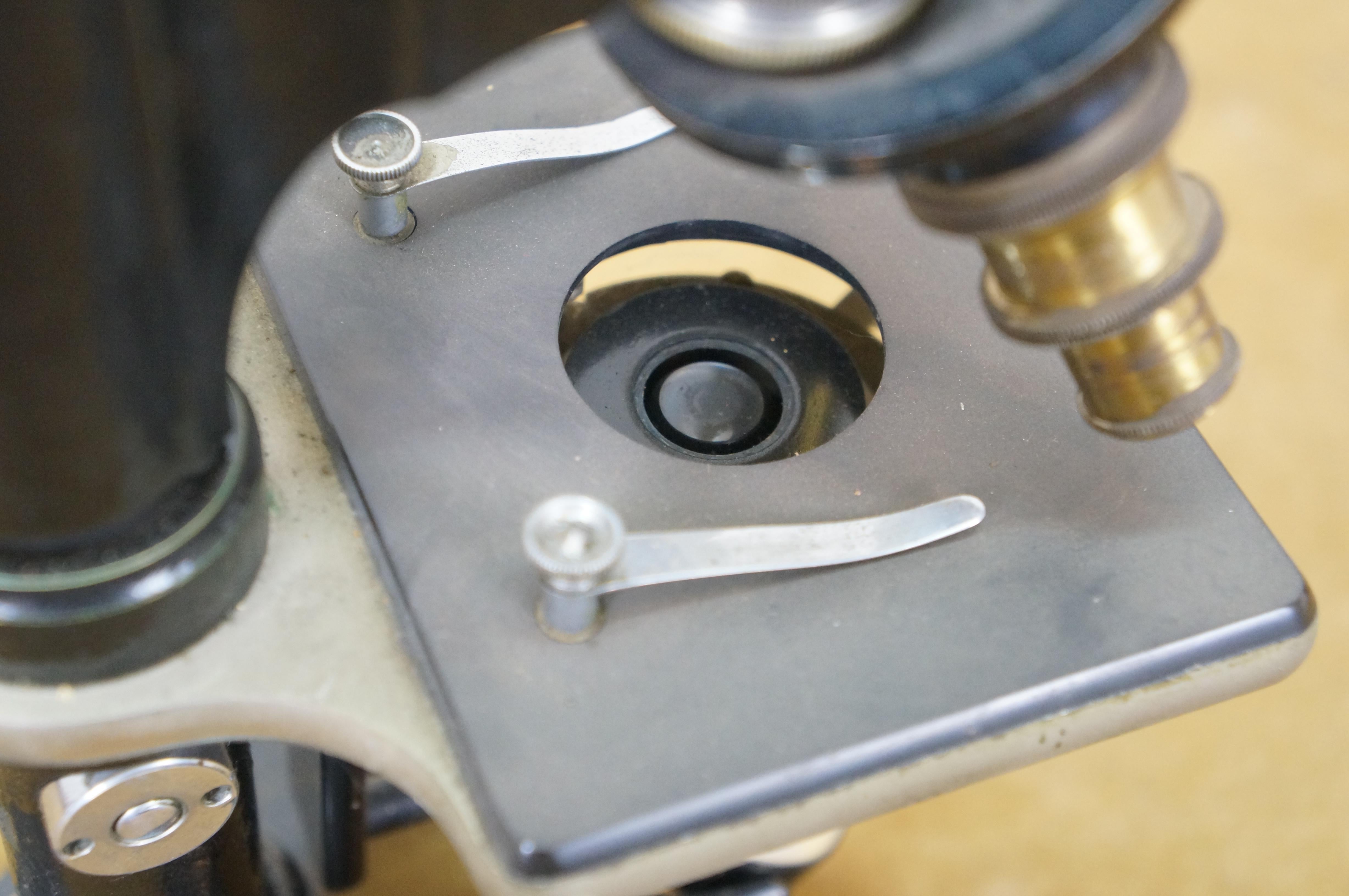 Antique Bausch & Lomb Optical Medical Scientific Lab Microscope 12