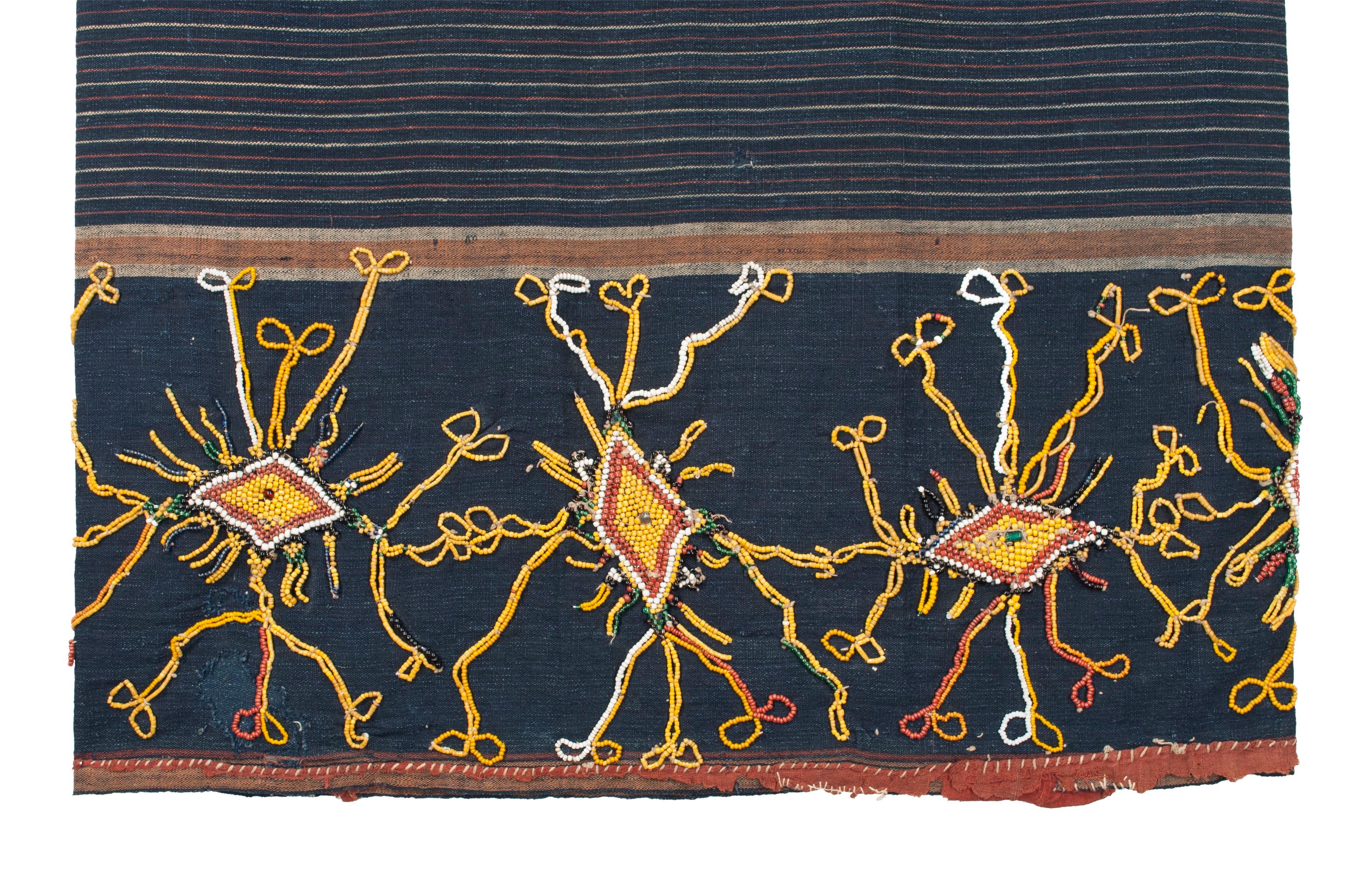 Antiguo pareo de cuentas para danza ceremonial (Lawo Butu) Flores Orientales, Indonesia Indonesio en venta
