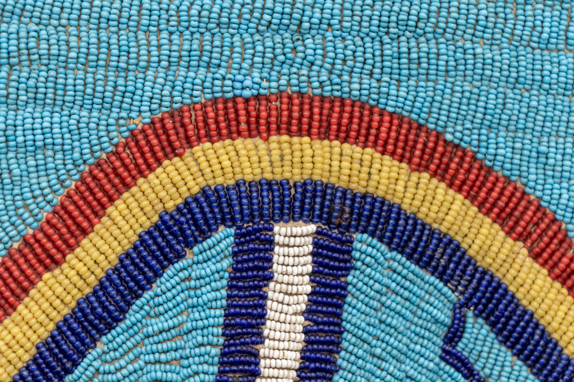 Circa 1880 Sioux Beaded Deer Hide Dress, Plains Native American, Fringe For Sale 3