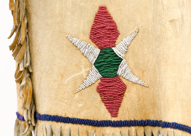 Antique Beaded Shirt, Apache, Native American, circa 1890-1910, Southwestern US 15