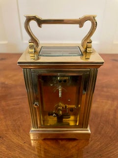 Antique Brass Carriage Clock