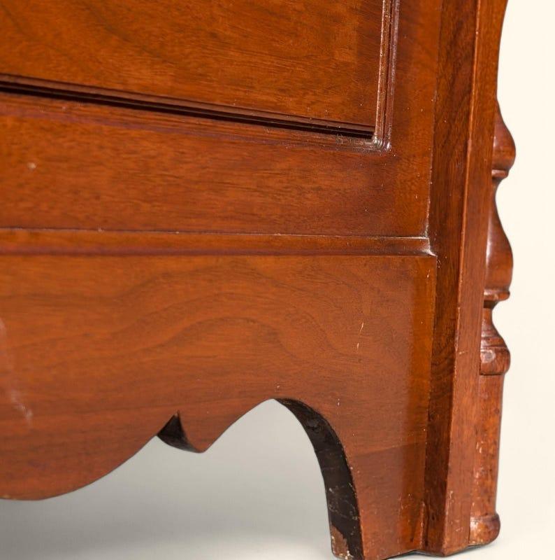 Cadre de lit antique, Full Size, Double, Abernathy Furniture, Walnut Wood, American en vente 2