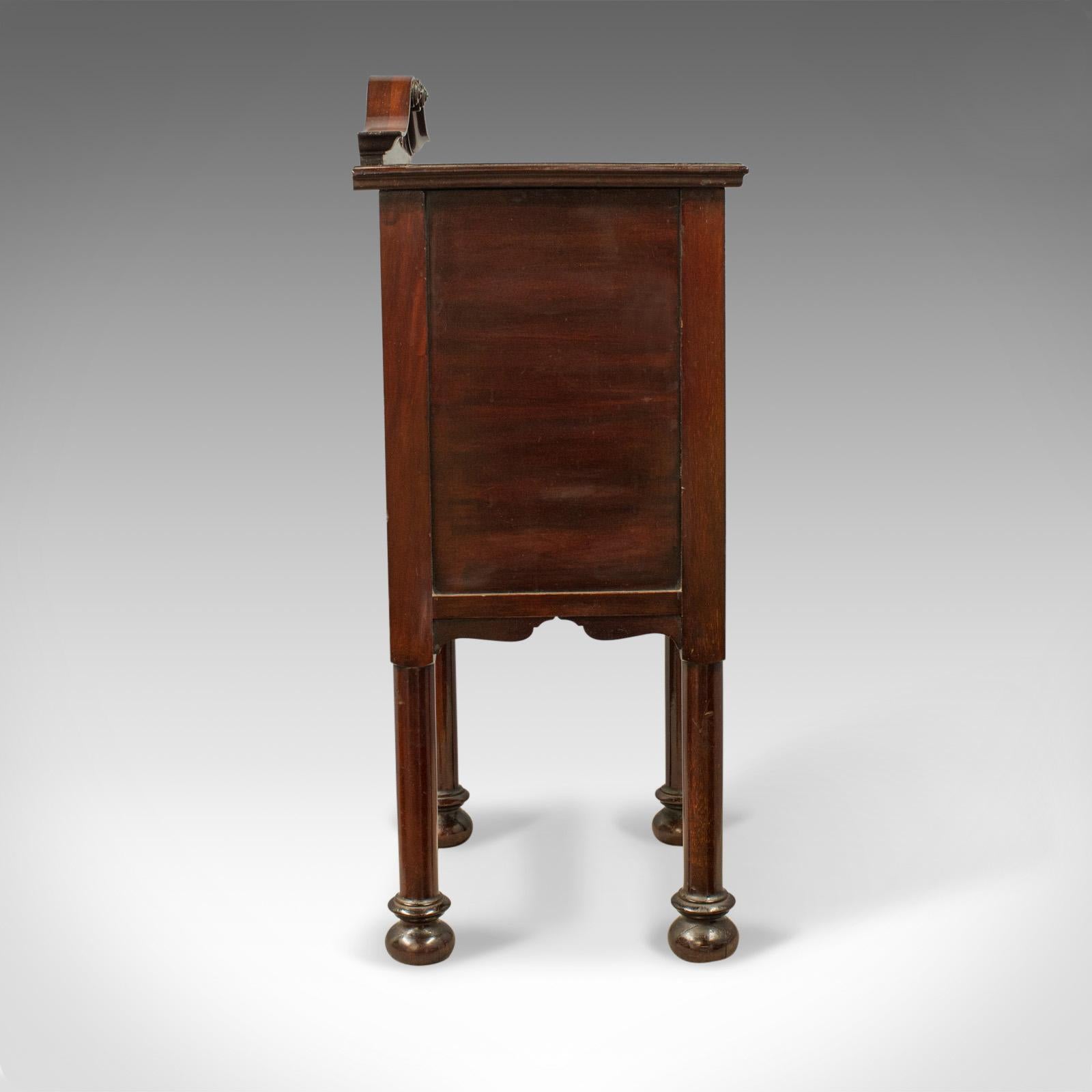 English Antique Bedside Cabinet, Arts and Crafts, Maple and Co., Nighstand, circa 1890