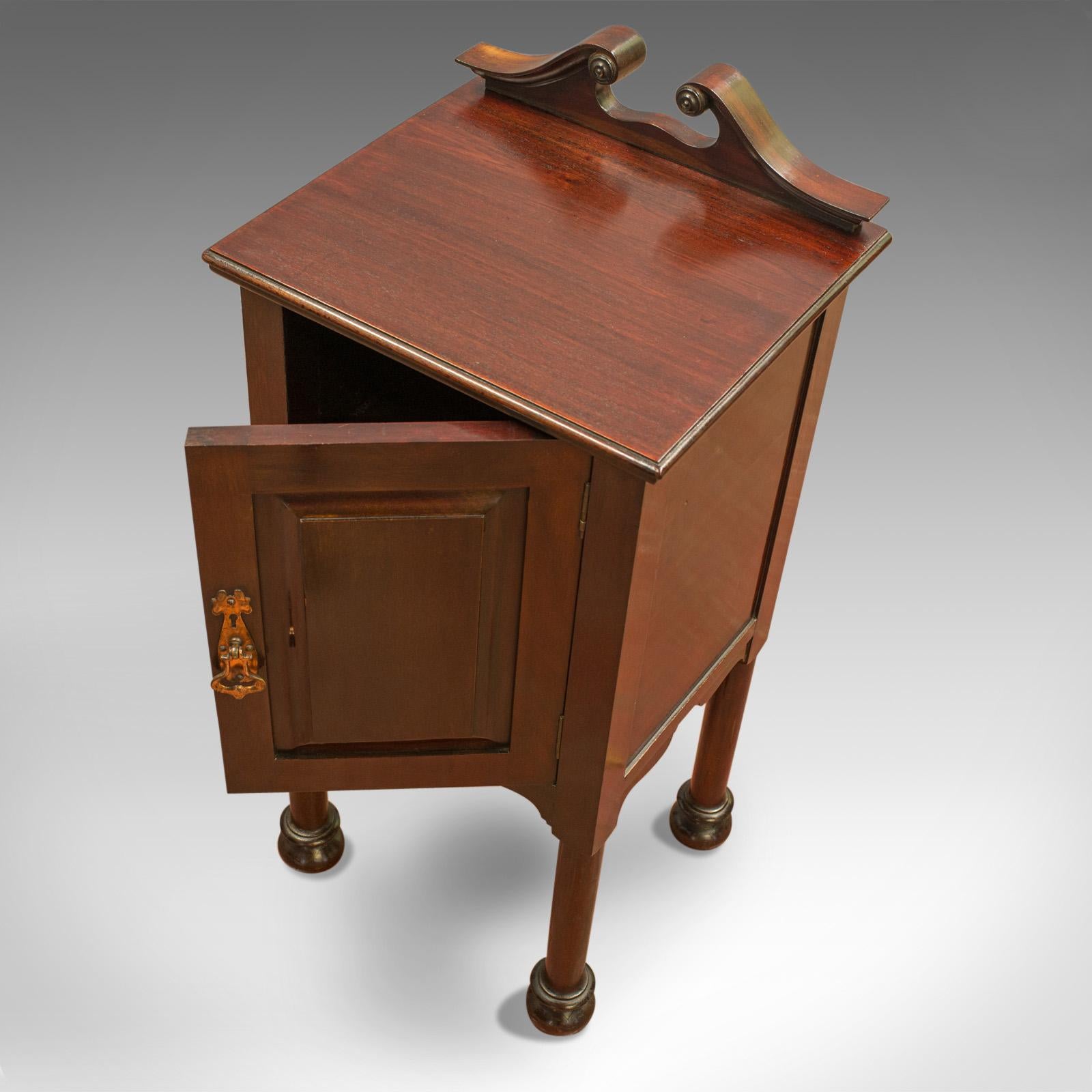 19th Century Antique Bedside Cabinet, Arts and Crafts, Maple and Co., Nighstand, circa 1890