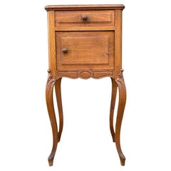 Comodino antico  Art Nouveau intorno al 1900  Oak e marmo