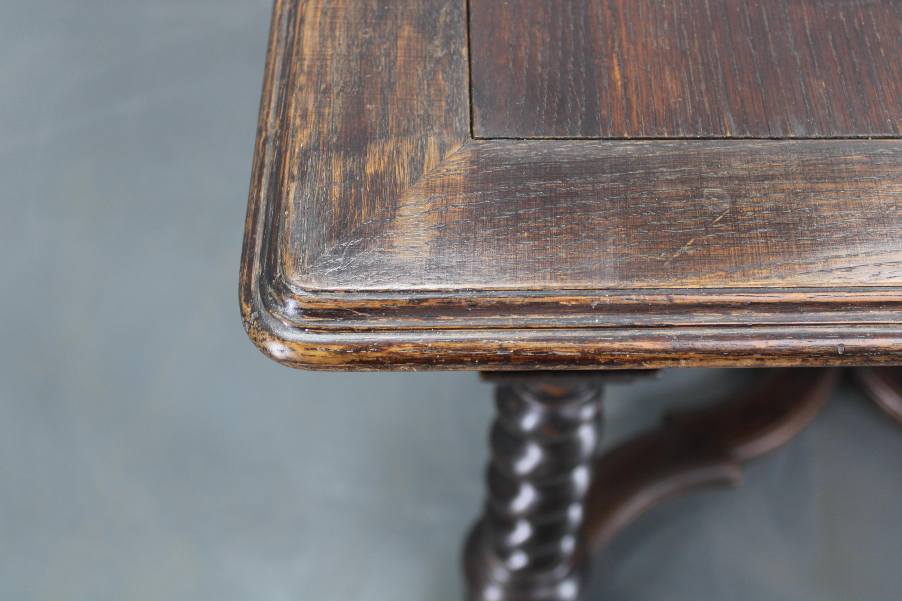Antique Beech Card/Game Table, Czechoslovakia For Sale 7