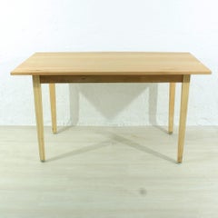 Antique Beech Dining Table, circa 1920