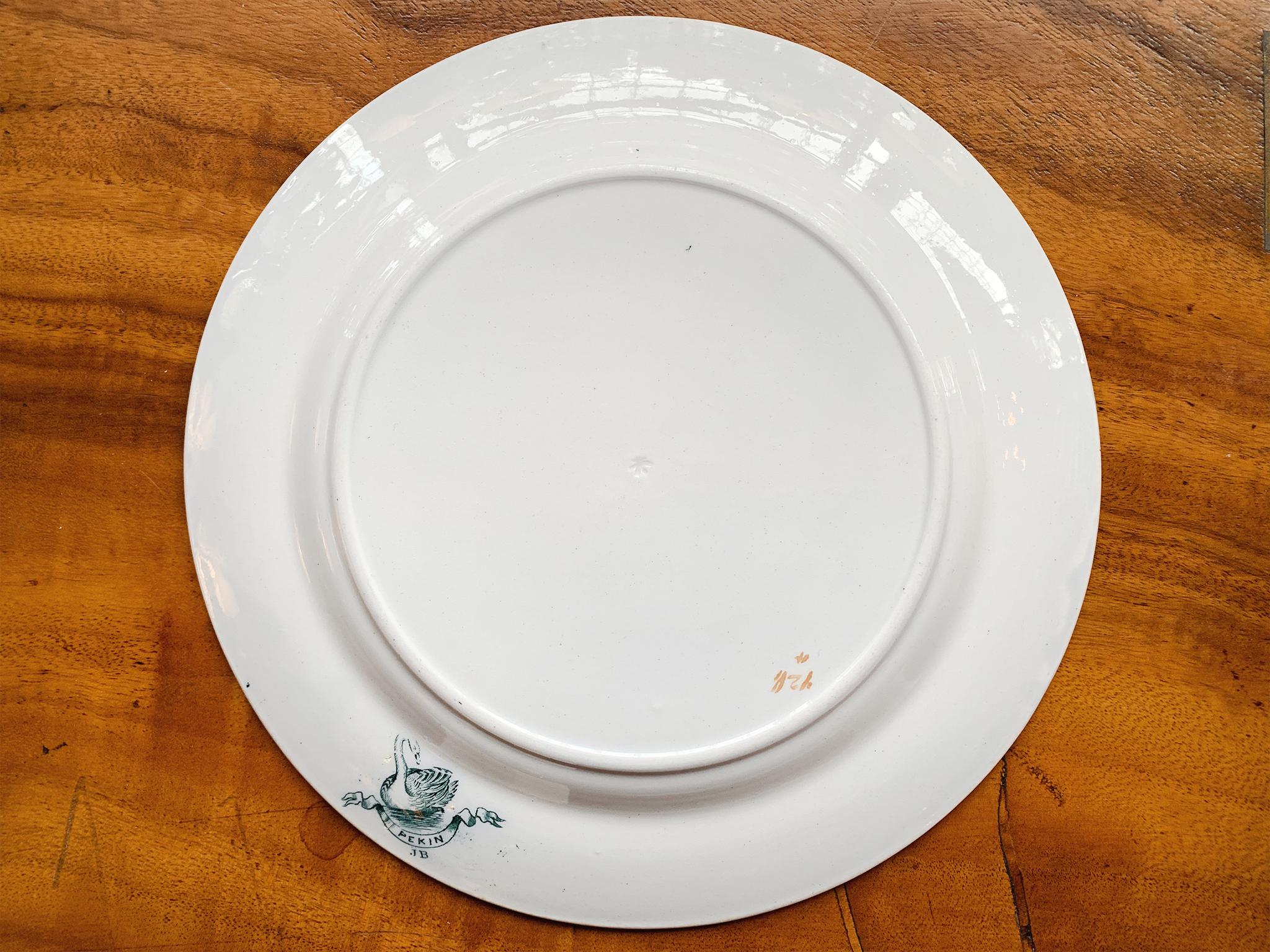 Juego de 10 platos de postre antiguos Beech & Hancock en venta 4