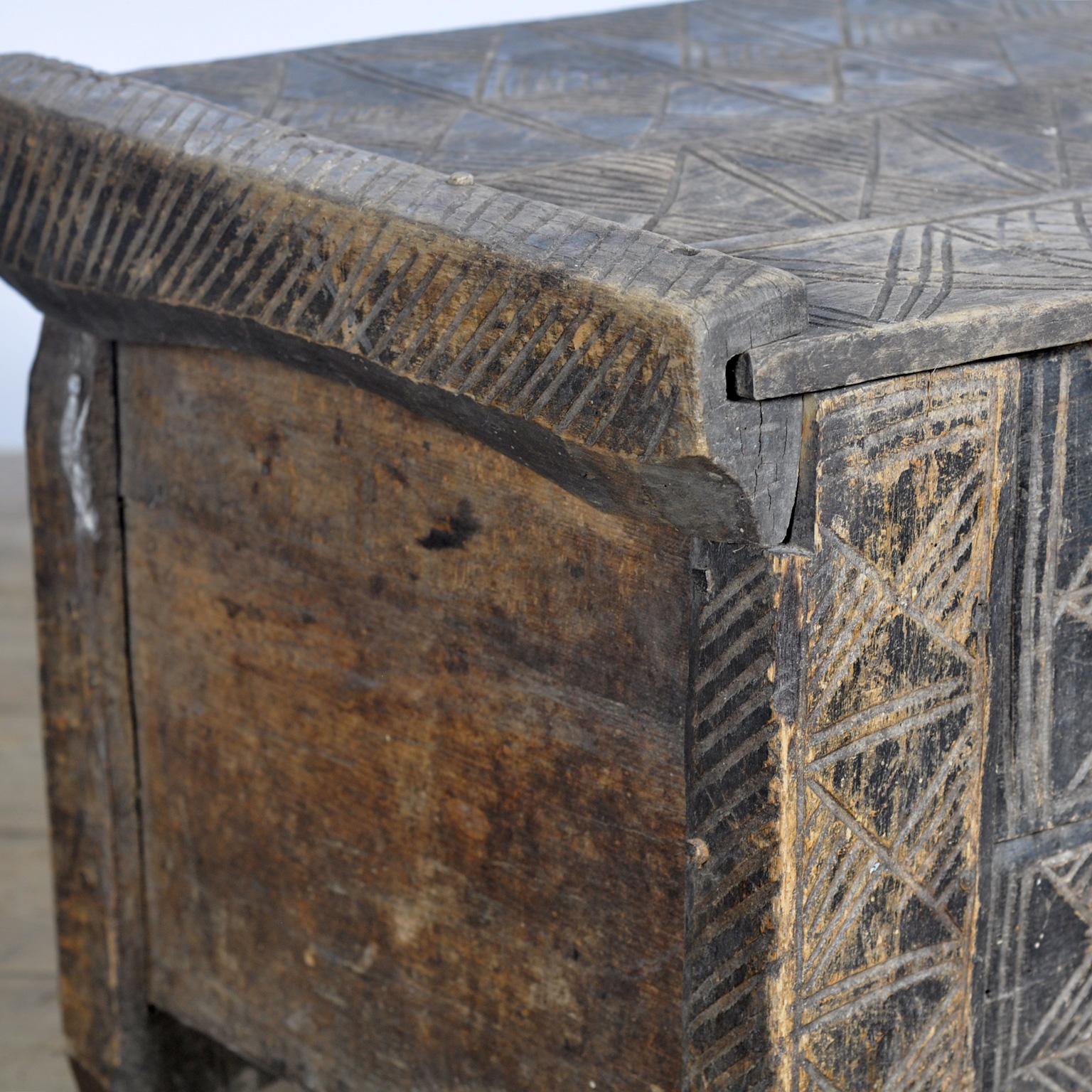 Antique beech Shepherd’s Chest, 1820s 1