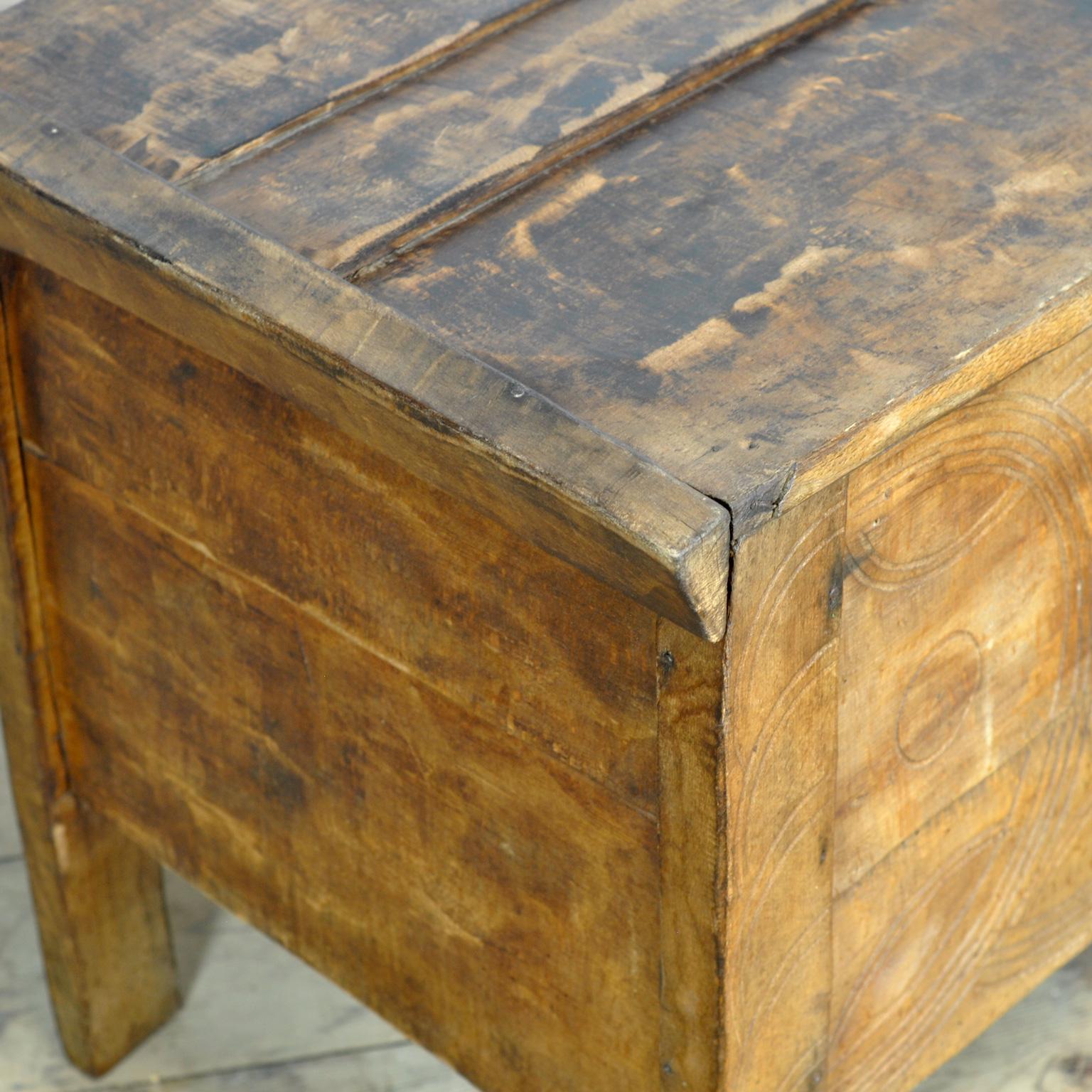 Beech Antique beech Shepherd’s Chest, 1850s