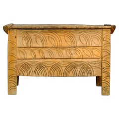 antique beech shepherd’s chest, 1850’s