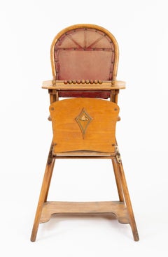 Antique Beechwood Children's Chair