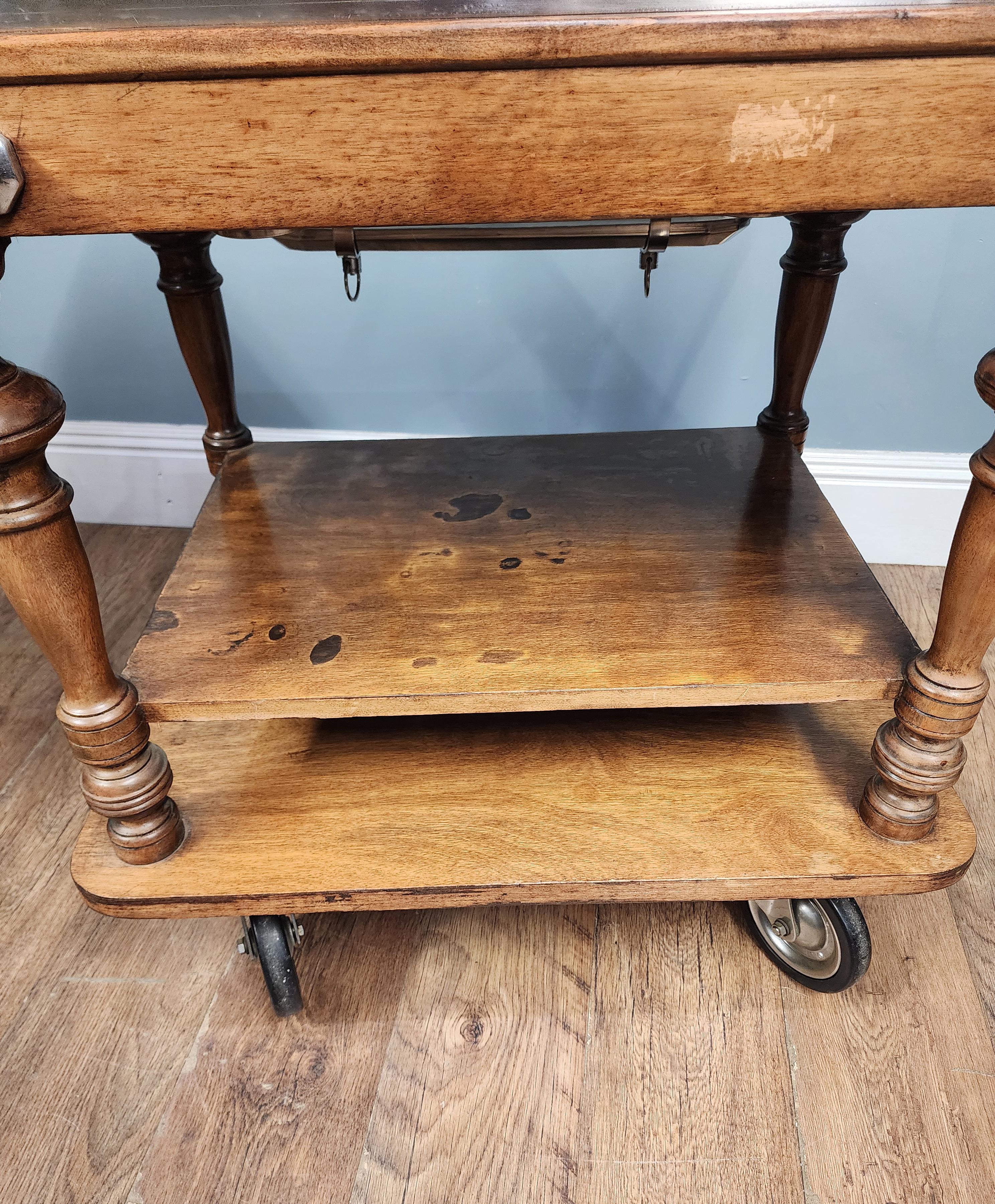 Carro antiguo de carne plateado Drakes of London Hotel Carvery 1910 en venta 6