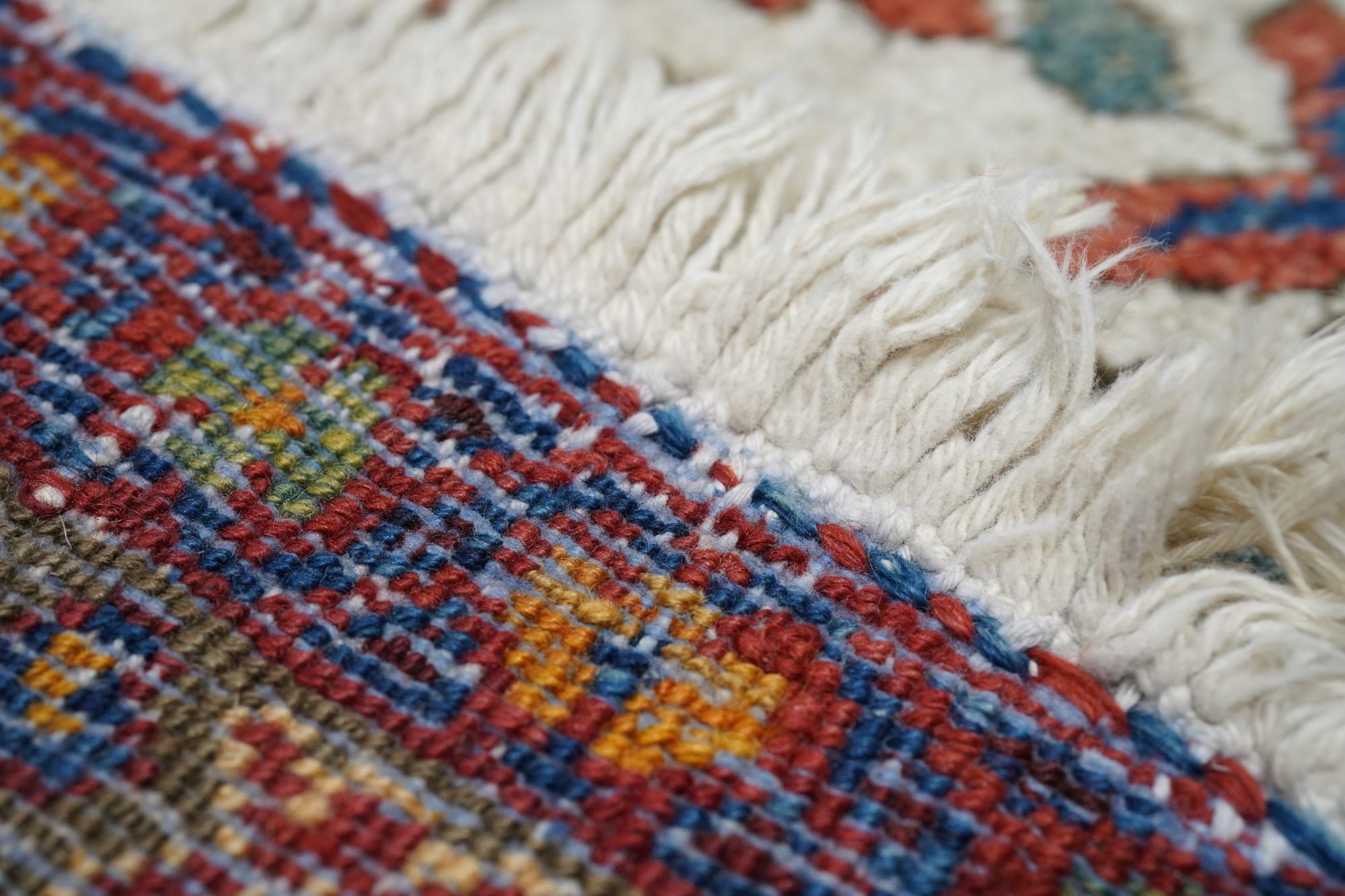 Antique Afshar Rug 4'4'' x 6'1'' For Sale 4