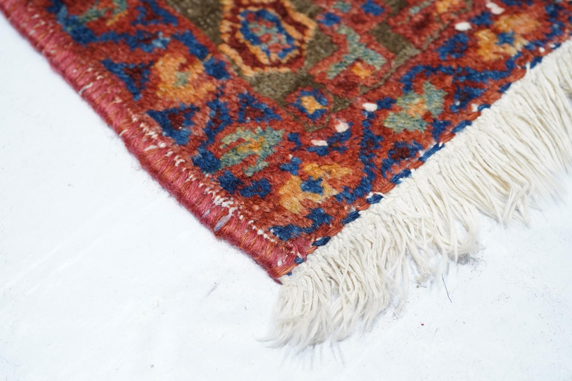 Persian Antique Afshar Rug 4'4'' x 6'1'' For Sale