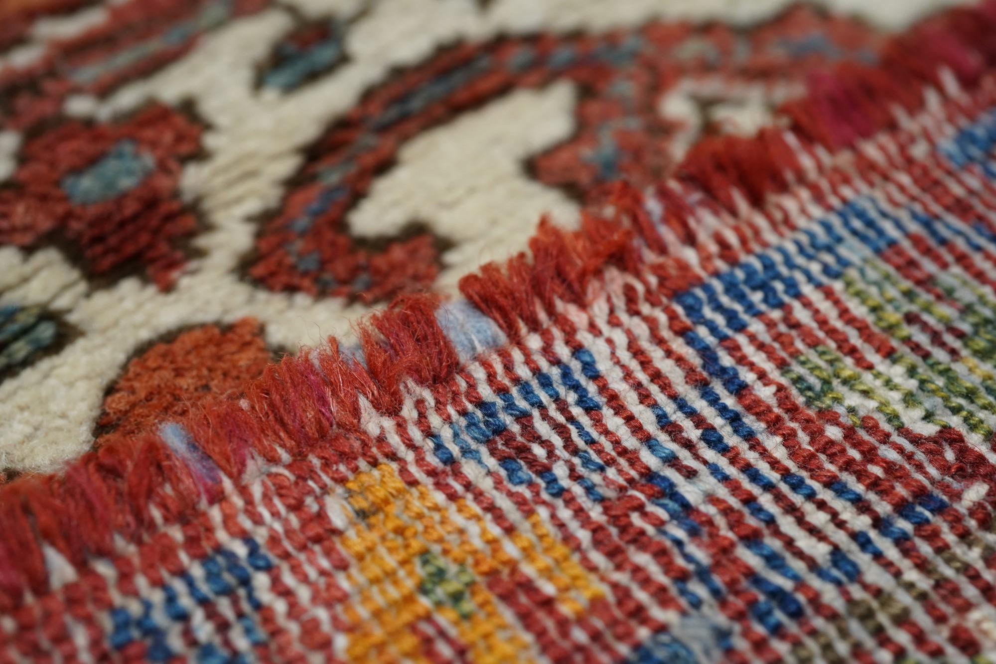 Antique Afshar Rug 4'4'' x 6'1'' For Sale 3
