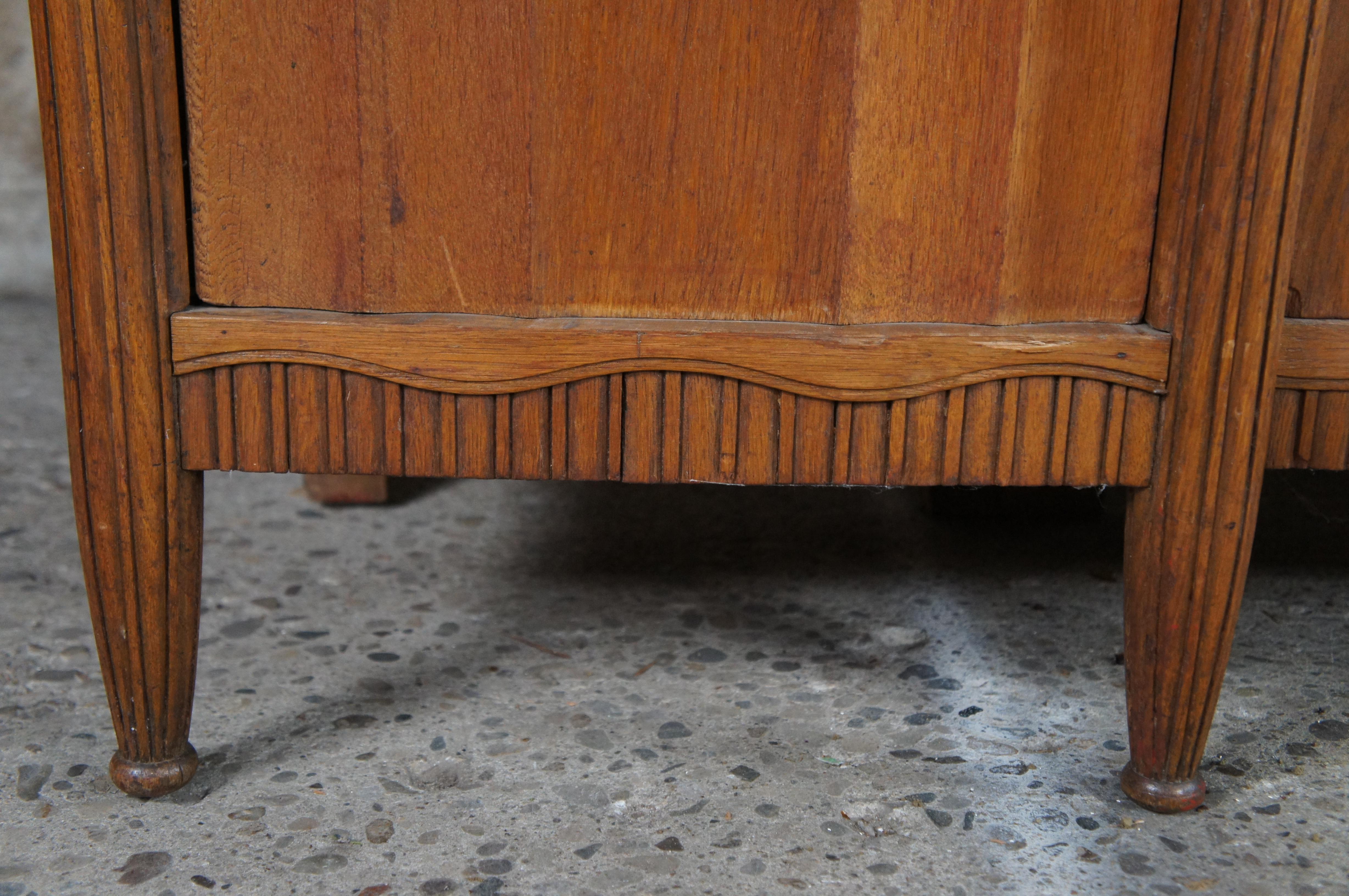 Antiker belgischer Art-Déco-Schrank mit Knockdown-Schrank, Kleiderschrank, Schrank, Schrank 67