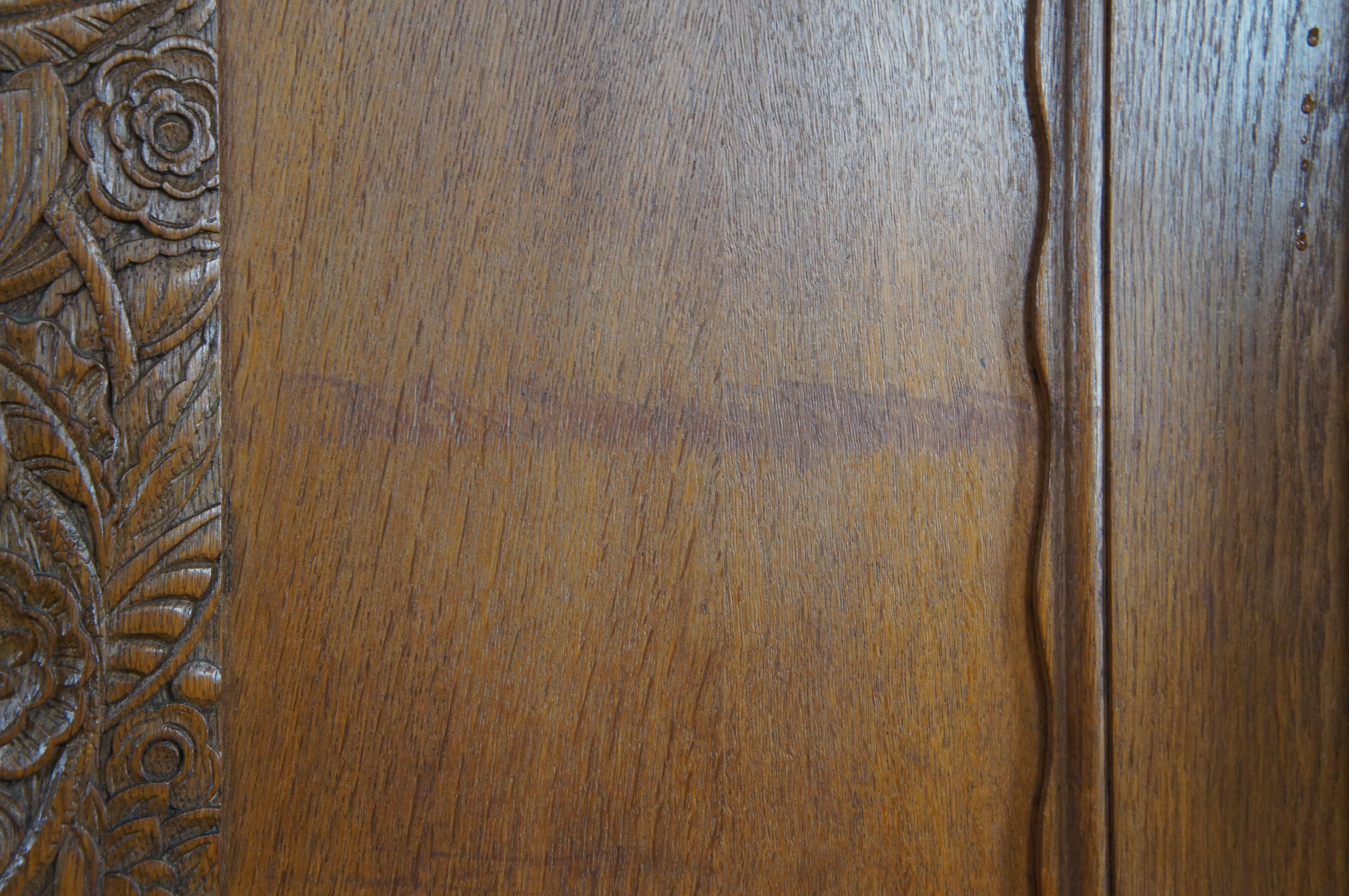 Antiker belgischer Art-Déco-Schrank mit Knockdown-Schrank, Kleiderschrank, Schrank, Schrank 67