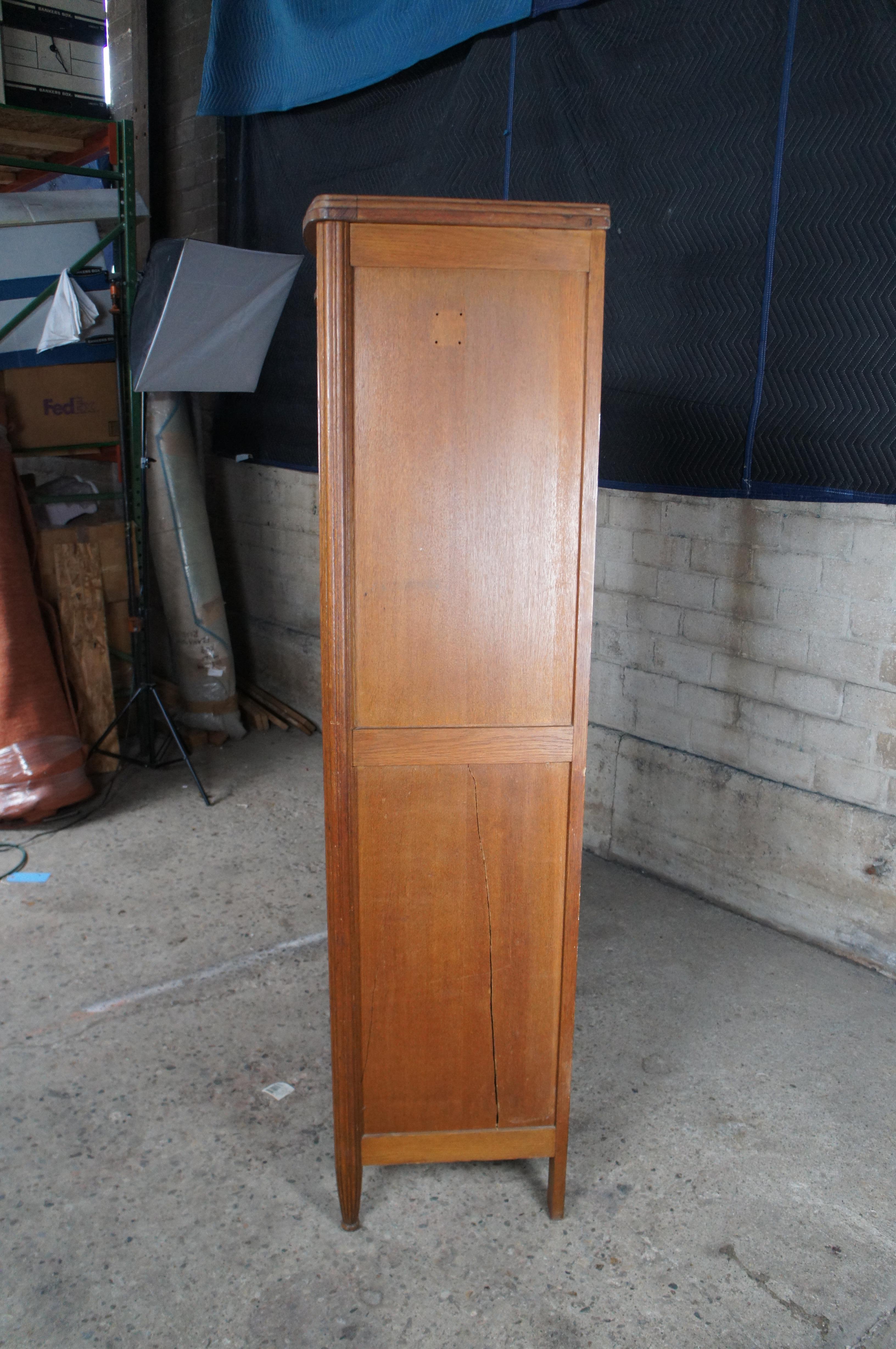 Ancienne armoire à boutons Art Déco belge Armoire penderie placard 67